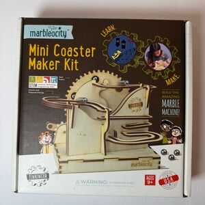 Marbleocity Mini Coaster Maker Kit Tinkineer Marble Run Machine NEW in  Box